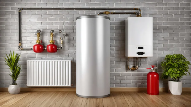 Warmtepompinstallatie met buffervat